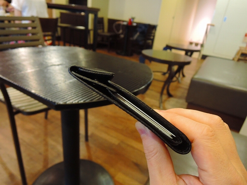 薄い財布アブラサス